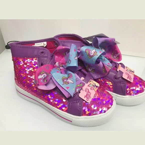 purple jojo siwa shoes